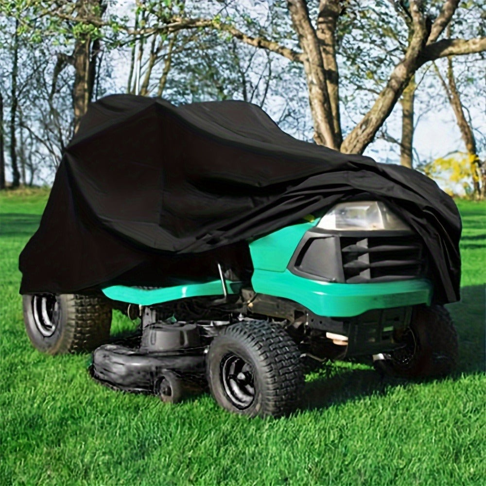 Riding Lawn Mower Cover 54"x30"x36" – 210D Heavy Duty Waterproof Oxford Fabric Tractor Cover with Drawstring | UV, Rain & Dust Protection | Fits 55" Mowers