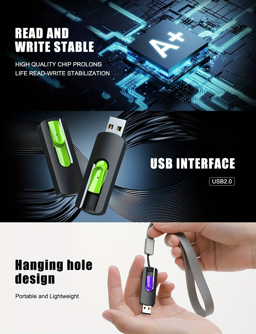 Retractable USB Flash Drive Bulk Pack 5-Pack USB 2.0 Thumb Drive 2GB 4GB 8GB 16GB 32GB 64GB Mixed Colors for a Home Lash Beauty Routine