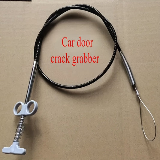 Car Door Opening Airbag Tool 39.37 Inch Spring-Loaded Wedge with Ergonomic Handle Coil Cable for GM Vehicles Window Door Installation Repair Locksmith Auto Entry Tool Extendable Robust