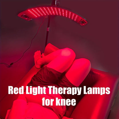 Red Light Therapy Lamp 660nm & 850nm Near Infrared Light Therapy Device with Stand LED Panel for Face Body Skin Rejuvenation Pain Relief Muscle Recovery