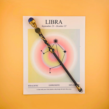 Costume Accessories Zodiac Crystal Wand with Gift Box and Twelve Astrological Sign Options for Dress-Up