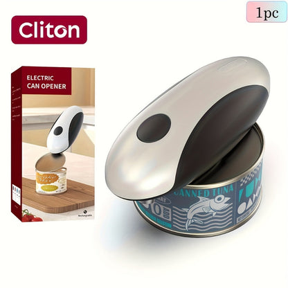 Cliton One-Touch Electric Can Opener with USB-C Rechargeable Power and Four Color Selections