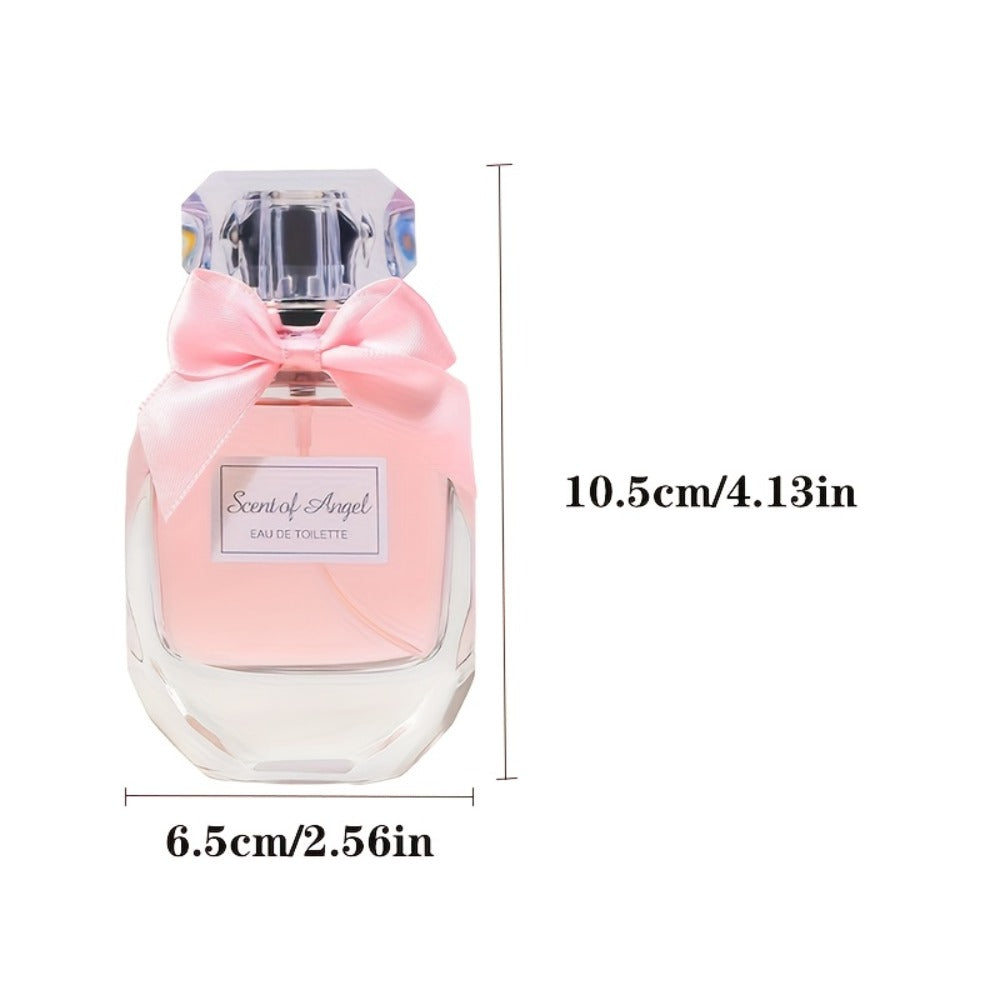 Perfume for Women Long Lasting Floral Fragrance – Angel Eau de Parfum 1.86oz | Lily Orange Blossom Vanilla Musk | Date Night Party Holiday Gift for Her