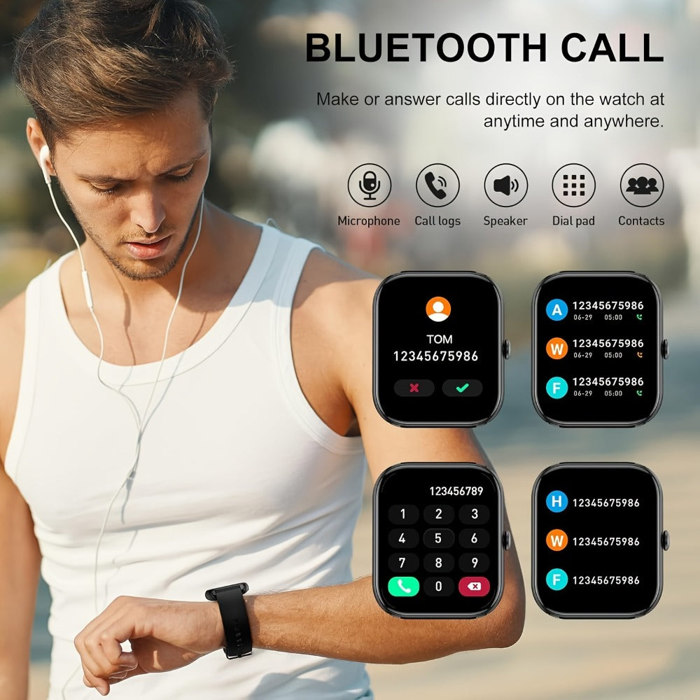 Smartwatch with 1.91-Inch Touchscreen, 112 Sport Modes, Activity Tracking and 4 Color Options
