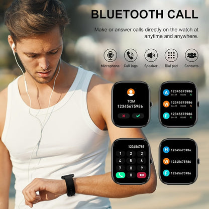 Smartwatch with 1.91-Inch Touchscreen, 112 Sport Modes, Activity Tracking and 4 Color Options