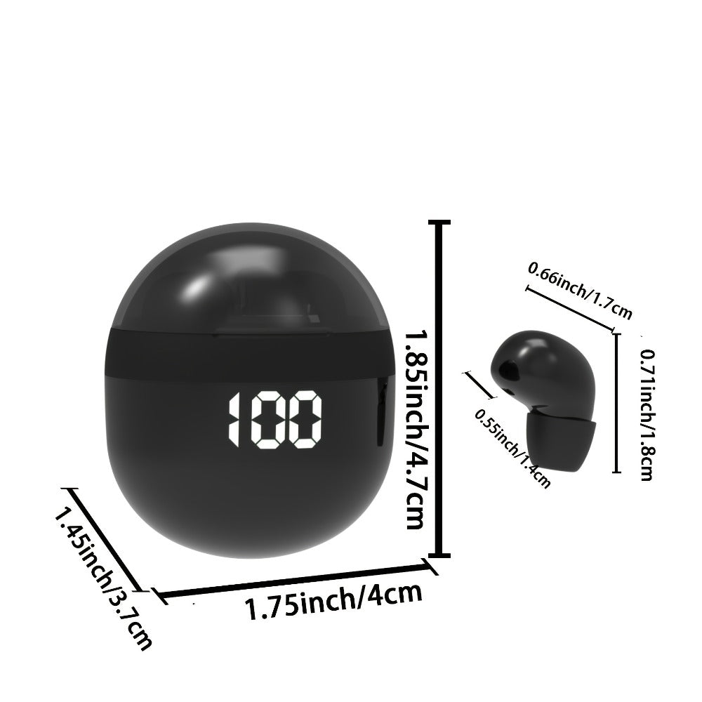 Phantom Mini Invisible True Wireless Earbuds, Ultra-Small Sleep Earphones No Flash Light Comfortable Fit Universal Wireless Headset, Gift for Birthday Easter Boyfriend Girlfriend Men Women