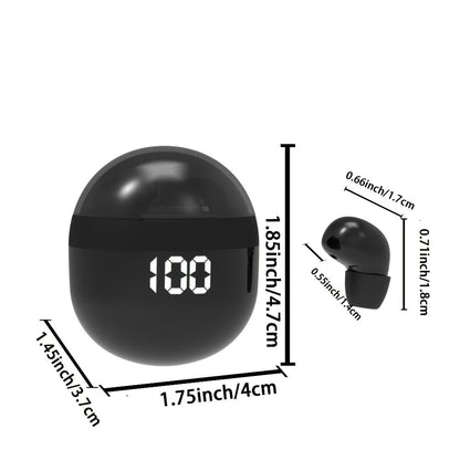 Phantom Mini Invisible True Wireless Earbuds, Ultra-Small Sleep Earphones No Flash Light Comfortable Fit Universal Wireless Headset, Gift for Birthday Easter Boyfriend Girlfriend Men Women