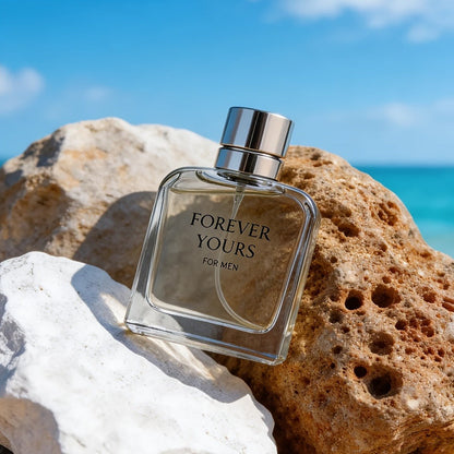 Men's Eau de Toilette Spray 3.4 oz 100 ml with Coconut, Star Anise and Ginger Scent Labels