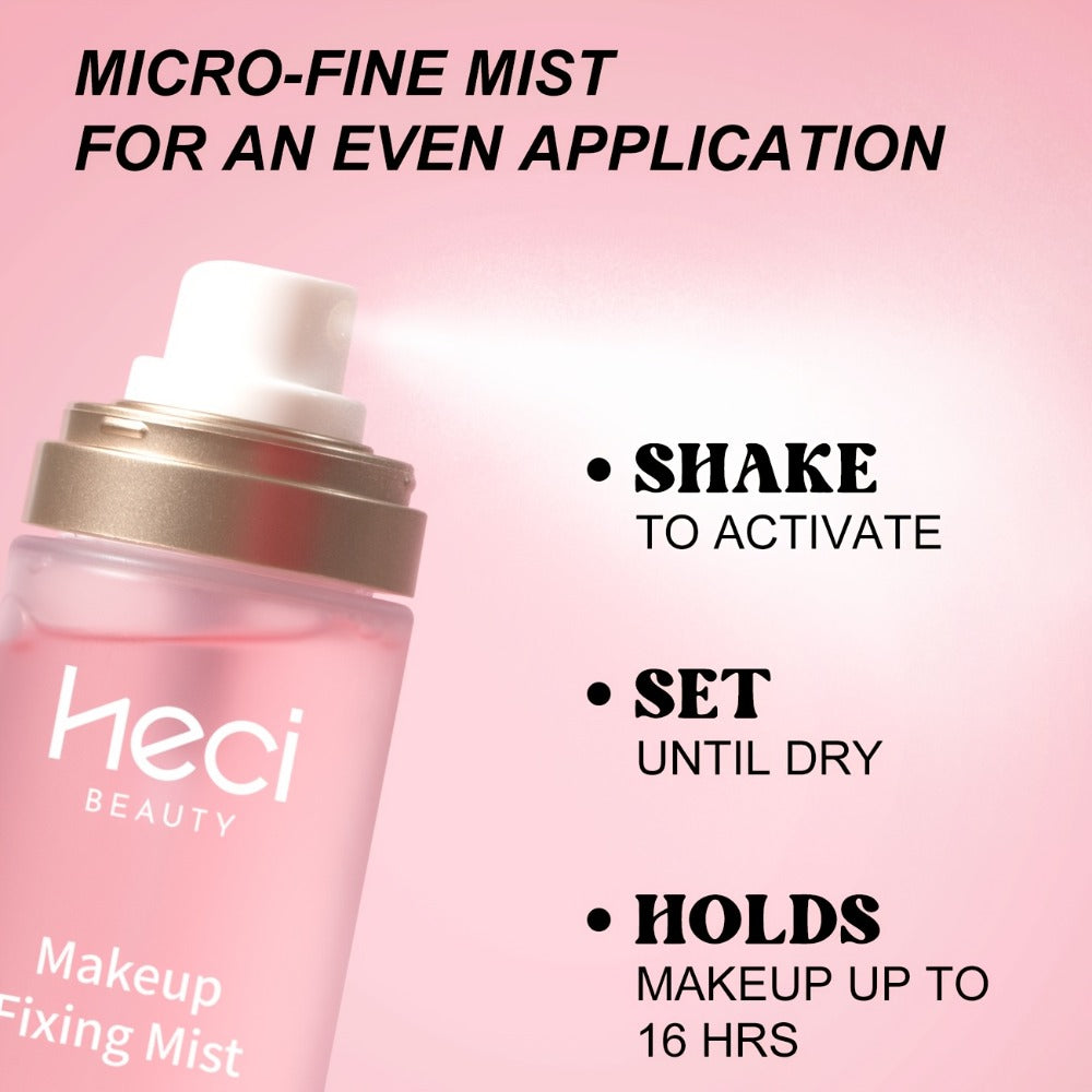 Three-in-One Makeup Setting Spray for Priming, Hydrating and Setting an Everyday Makeup Look