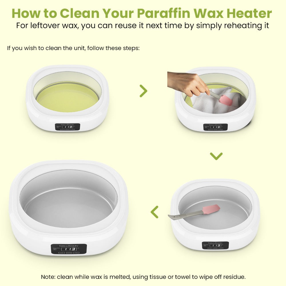 Paraffin Wax Warmer Kit 3000ml Touchscreen for Hands & Feet – Includes 6 Packs Refill Wax, Hot Wax Spa Bath for Arthritis Pain Relief & Deep Skin Moisturizing, Home Salon Use Purple Pink White Green Black