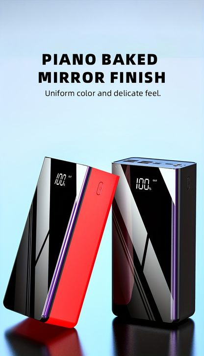 Power Bank 100000mAh 22.5W Super Fast Charging Two-Way USB-C Digital Display Large Capacity Portable Charger for Travel Camping Outdoor Emergency Backup