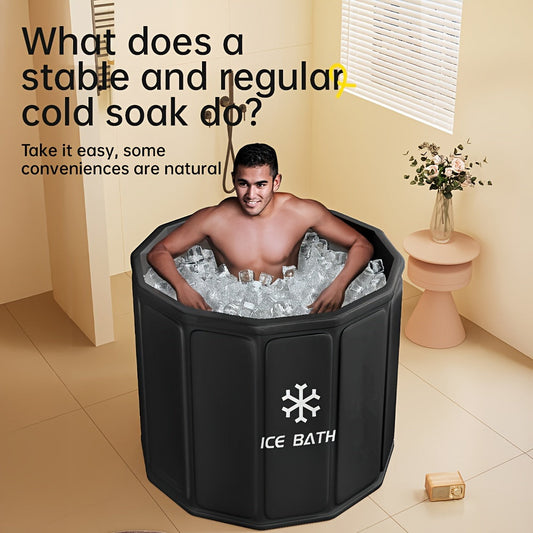 Ice Bath Tub Portable Foldable | Cold Plunge Athlete Recovery Outdoor