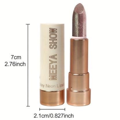 Lipstick Set, MEEYA SHOW 3-Piece Pearlescent Metallic Shimmer Trio with Shade 05, 06 and 07 Options