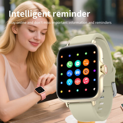 Smartwatch – Large Screen with Wireless Calling & Message Alerts, Full Touch HD Display, Heart Rate Blood Oxygen Sleep Stress Monitor…