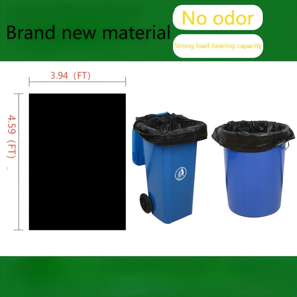 65 Gallon Heavy Duty Trash Bags, Extra Large Black Garbage Bags Tear-Resistant Thickened, 25 & 50 Count for Yard Waste, Outdoor Cleanup, Camping, Lawn & Leaf Bags – Supports Up to 8kg