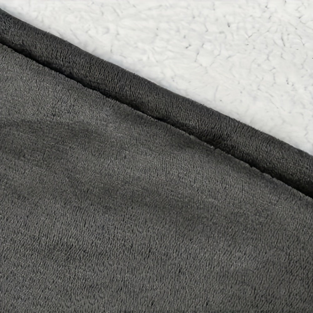 Pile-Texture Wearable Blanket Hoodie with Kangaroo Pocket and Four Pumpkin, Moon or Sock Bundle Styles