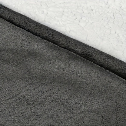 Pile-Texture Wearable Blanket Hoodie with Kangaroo Pocket and Four Pumpkin, Moon or Sock Bundle Styles