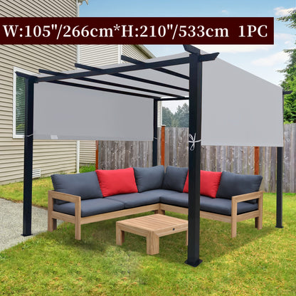 Pergola Replacement Canopy Panel in Eight Colors and Three Lengths for 24 Checkout Options