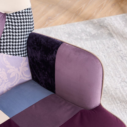 Accent Chair with High Back, Upholstered Lounge Chair for Living Room detail image - detail view 16