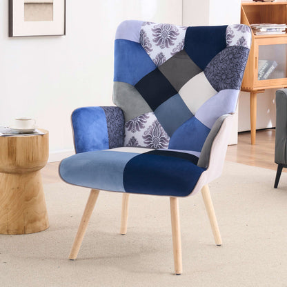 Accent Chair with High Back, Upholstered Lounge Chair for Living Room detail image - detail view 31