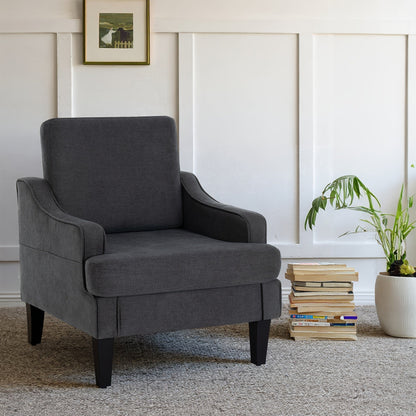 Accent Chair shown in the Deep Gray option