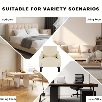 Accent Chair with Solid Wood Construction for Comfortable Everyday Seating in Living Room detail image - detail view 19