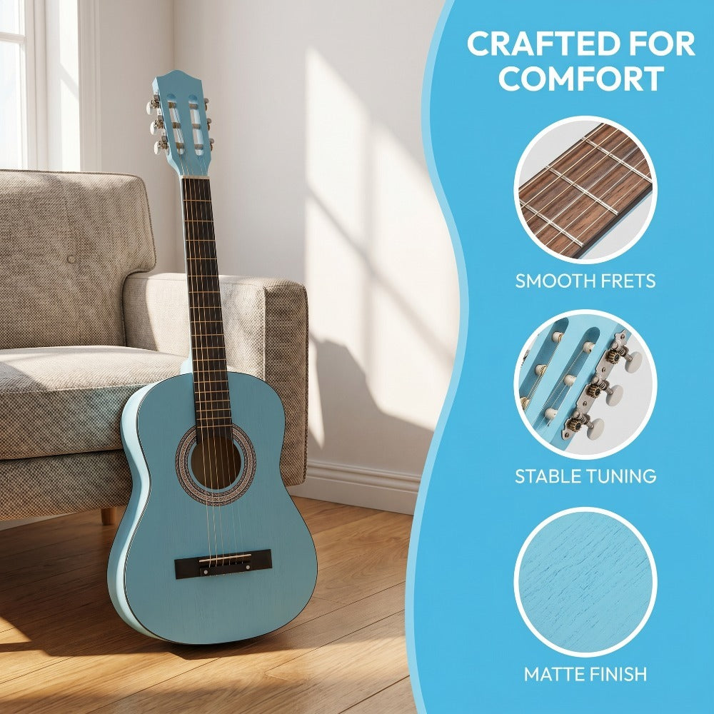 Acoustic Guitar, 30 Inch, 30 inches, Inch, Adults, Round for Lessons and Practice detail image - detail view 5