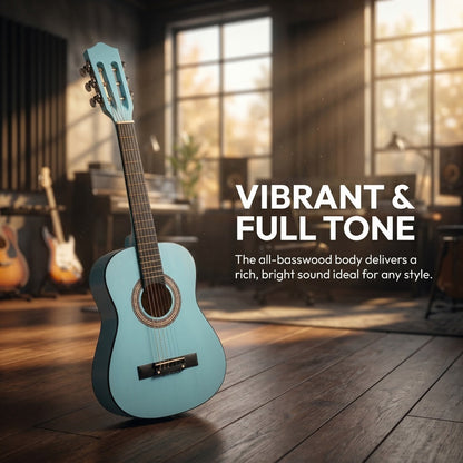 Acoustic Guitar, 30 Inch, 30 inches, Inch, Adults, Round for Lessons and Practice detail image - detail view 6