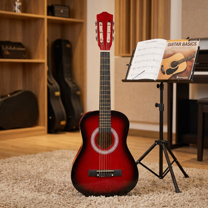 Acoustic Guitar shown in the Turn red option
