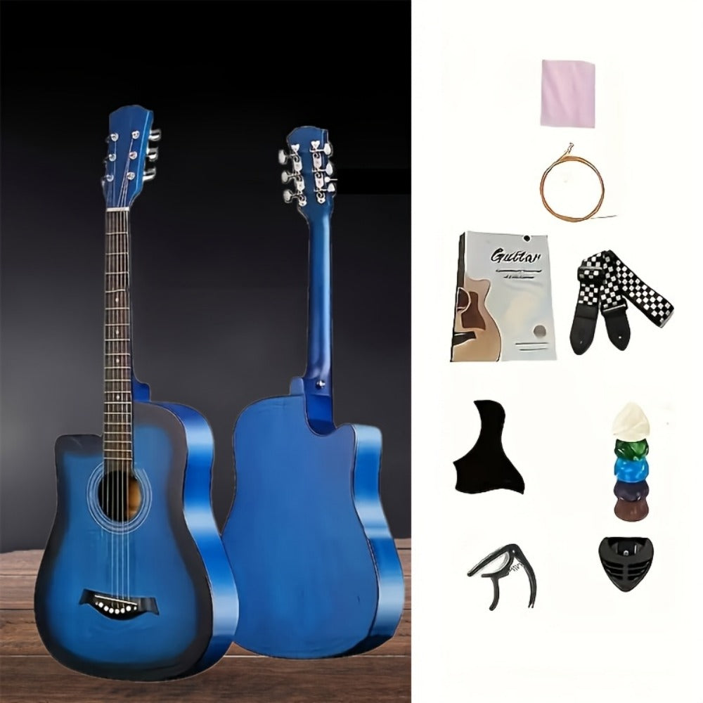 Acoustic Guitar, 38 Inch, Inch, Matte, Beginners for Lessons and Practice detail image - detail view 11