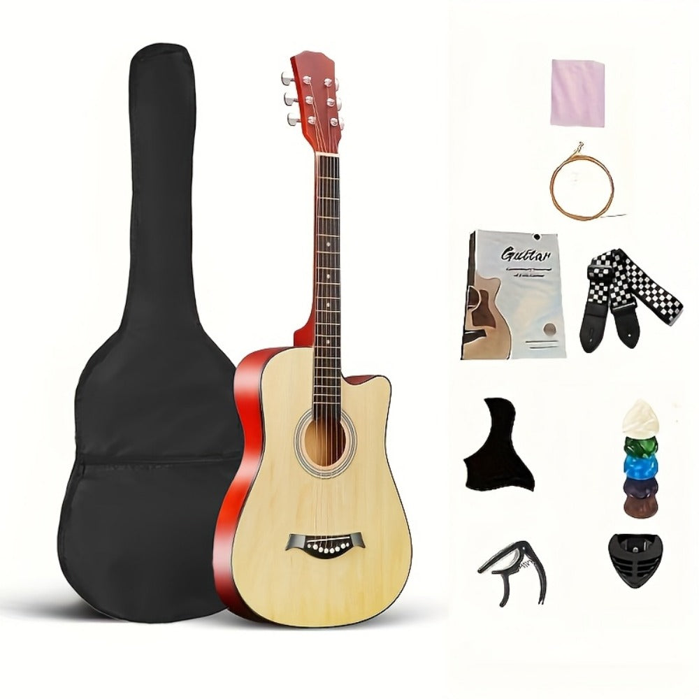 Acoustic Guitar, 38 Inch, Inch, Matte, Beginners for Lessons and Practice detail image - detail view 13