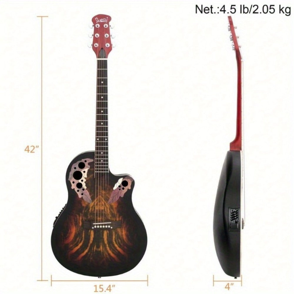 Acoustic Guitar, 41 Inch, Adjustable, Full Size, MOTOOS, Inch, Full-Size for Lessons detail image - detail view 9