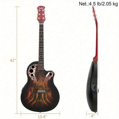 Acoustic Guitar, 41 Inch, Adjustable, Full Size, MOTOOS, Inch, Full-Size for Lessons detail image - detail view 9