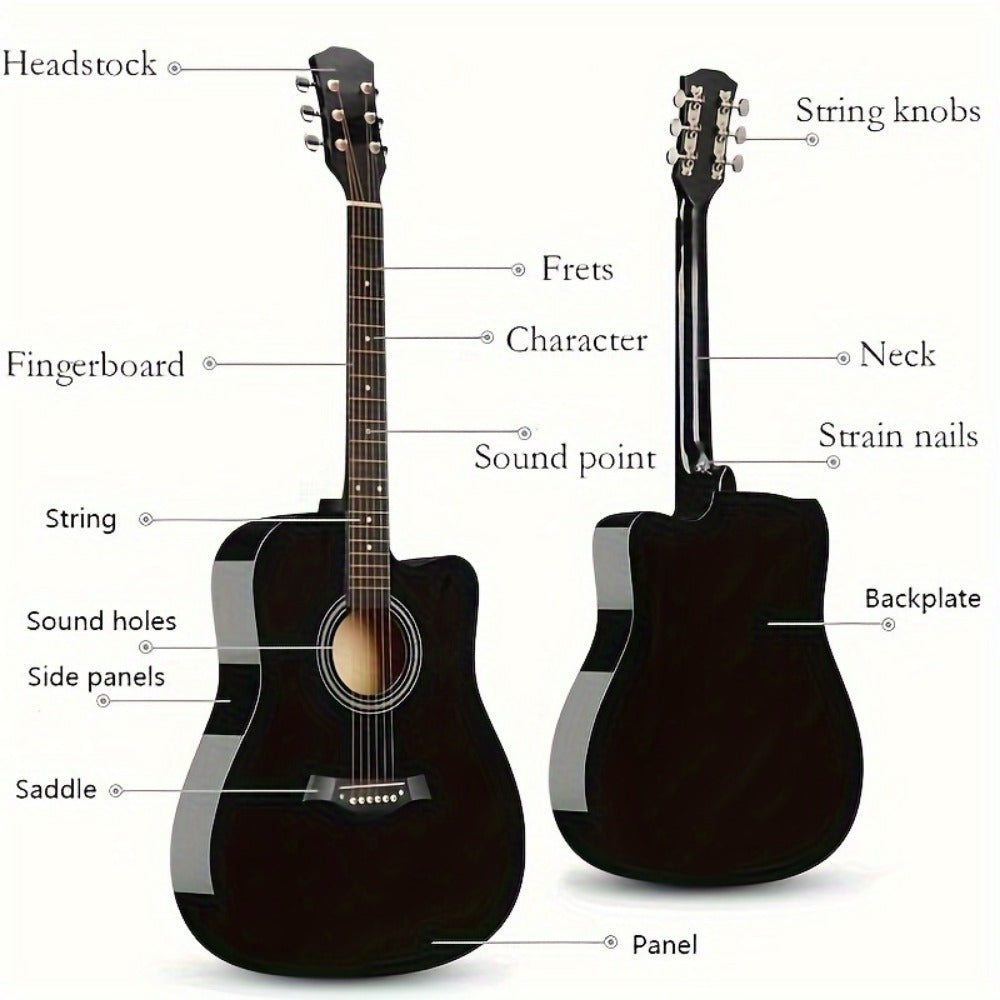 Acoustic Guitar, 41 Inches, This, Comprehensive, Designed for Lessons and Practice detail image - detail view 10