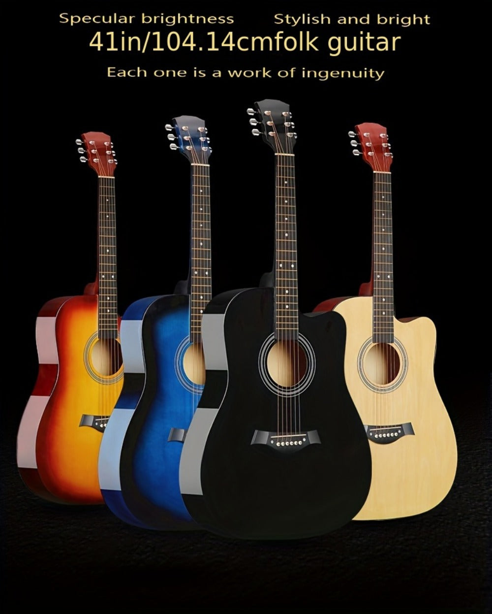 Acoustic Guitar, 41 Inches, This, Comprehensive, Designed for Lessons and Practice detail image - detail view 14