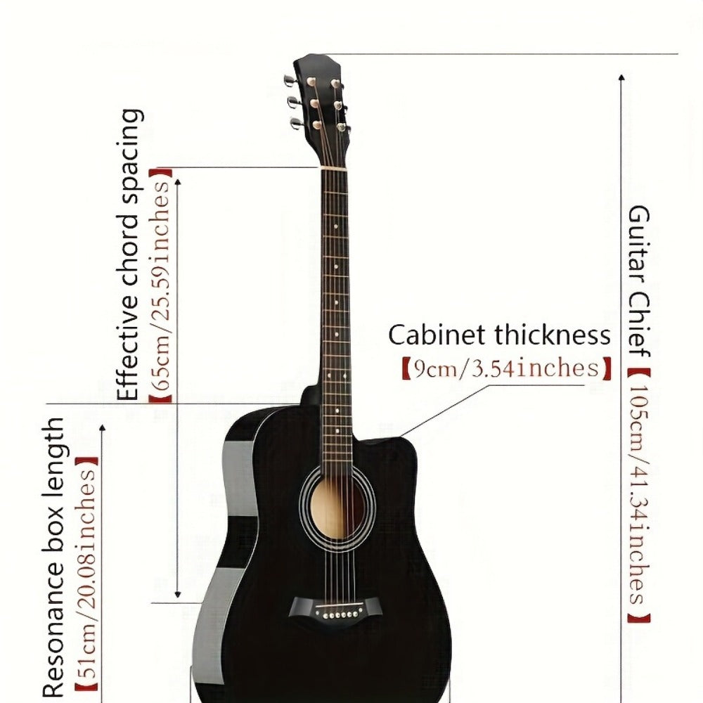 Acoustic Guitar, 41 Inches, This, Comprehensive, Designed for Lessons and Practice detail image - detail view 9