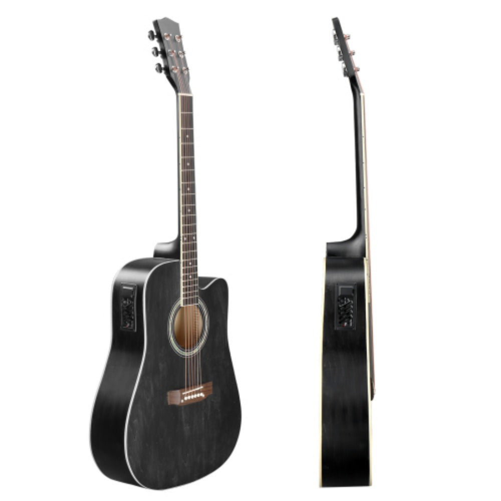 Acoustic Guitar shown in the Black option