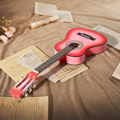 Acoustic Guitar, Black, 30-Inch, Basswood, Cutaway for Lessons and Practice detail image - detail view 11