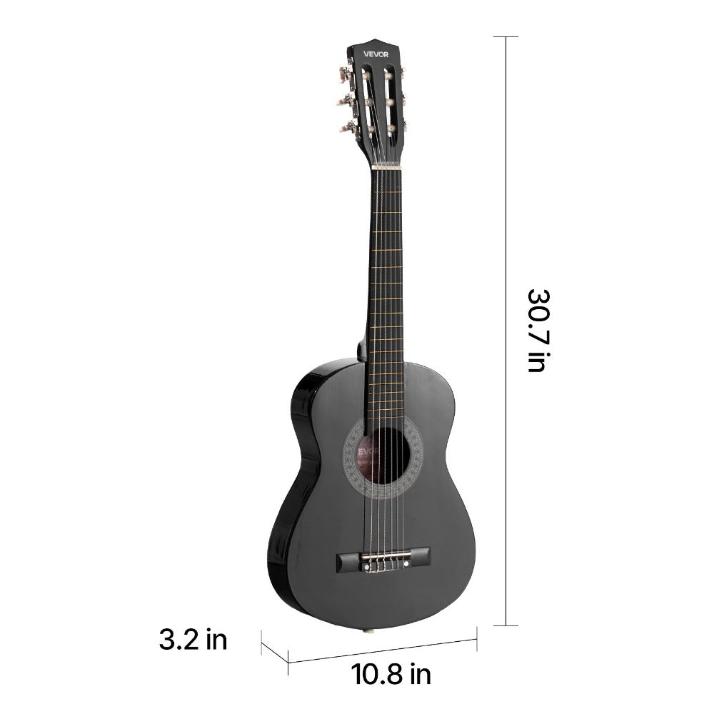Acoustic Guitar, Black, VEVOR, Classical, Beginner for Lessons and Practice detail image - detail view 15