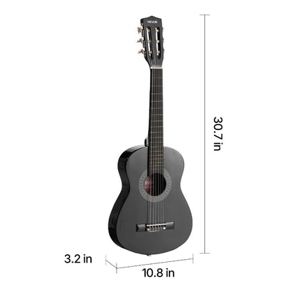 Acoustic Guitar, Black, VEVOR, Classical, Beginner for Lessons and Practice detail image - detail view 15