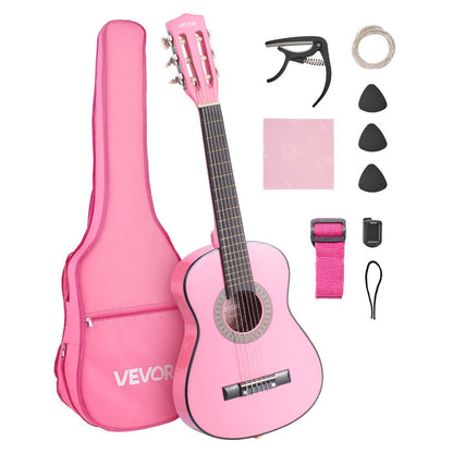 Acoustic Guitar, Black, VEVOR, Classical, Beginner for Lessons and Practice detail image - detail view 7