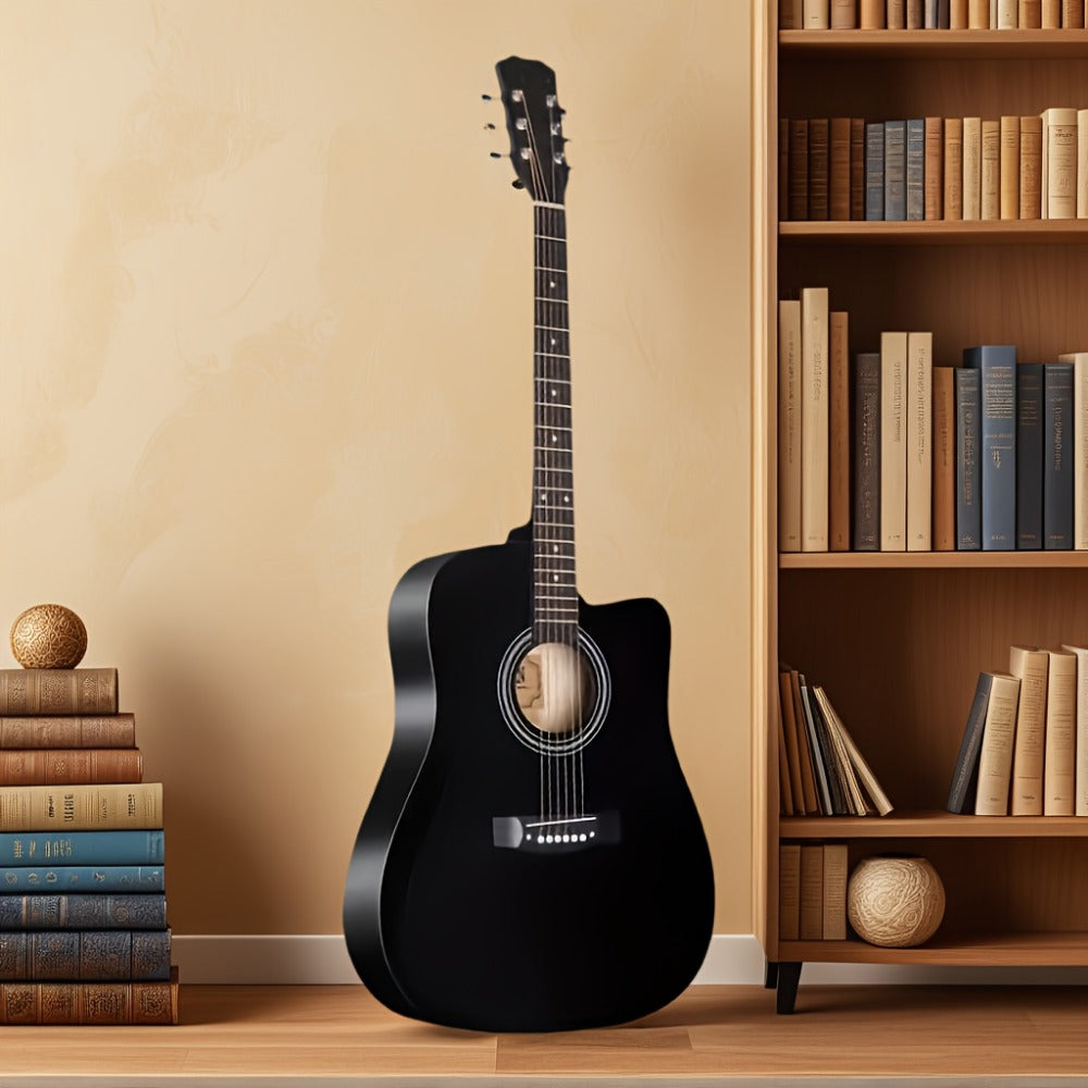 Acoustic Guitar, blue+38 inches, Full Size, Full-Size/, Cutaway, GuitarFor for Lessons detail image - detail view 11