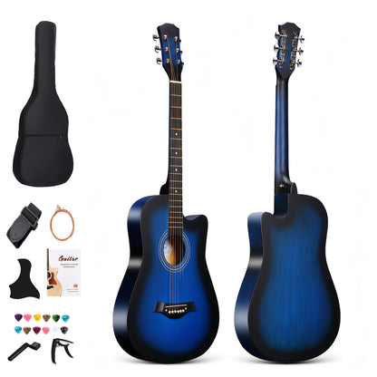 Acoustic Guitar shown in the Blue-A option