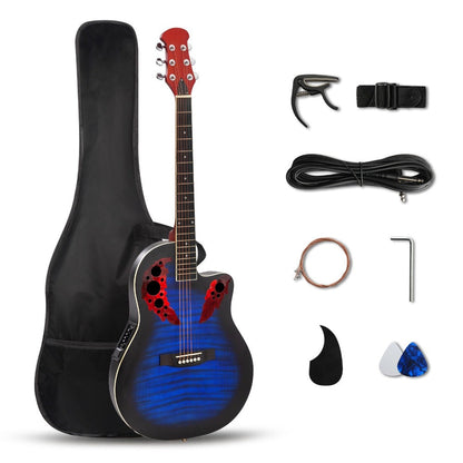 Acoustic Guitar shown in the Blue option