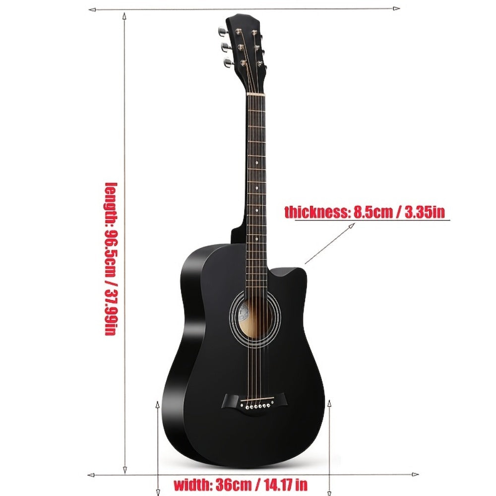 Acoustic Guitar, Complete, 38-Inch, Players for Lessons and Practice detail image