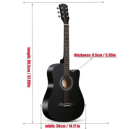 Acoustic Guitar, Complete, 38-Inch, Players for Lessons and Practice detail image