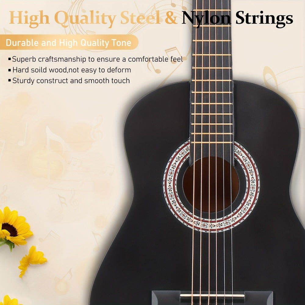Acoustic Guitar, Light Sky Blue, 30 inch, Glarry, 30-Inch, Size for Lessons and Practice detail image - detail view 20