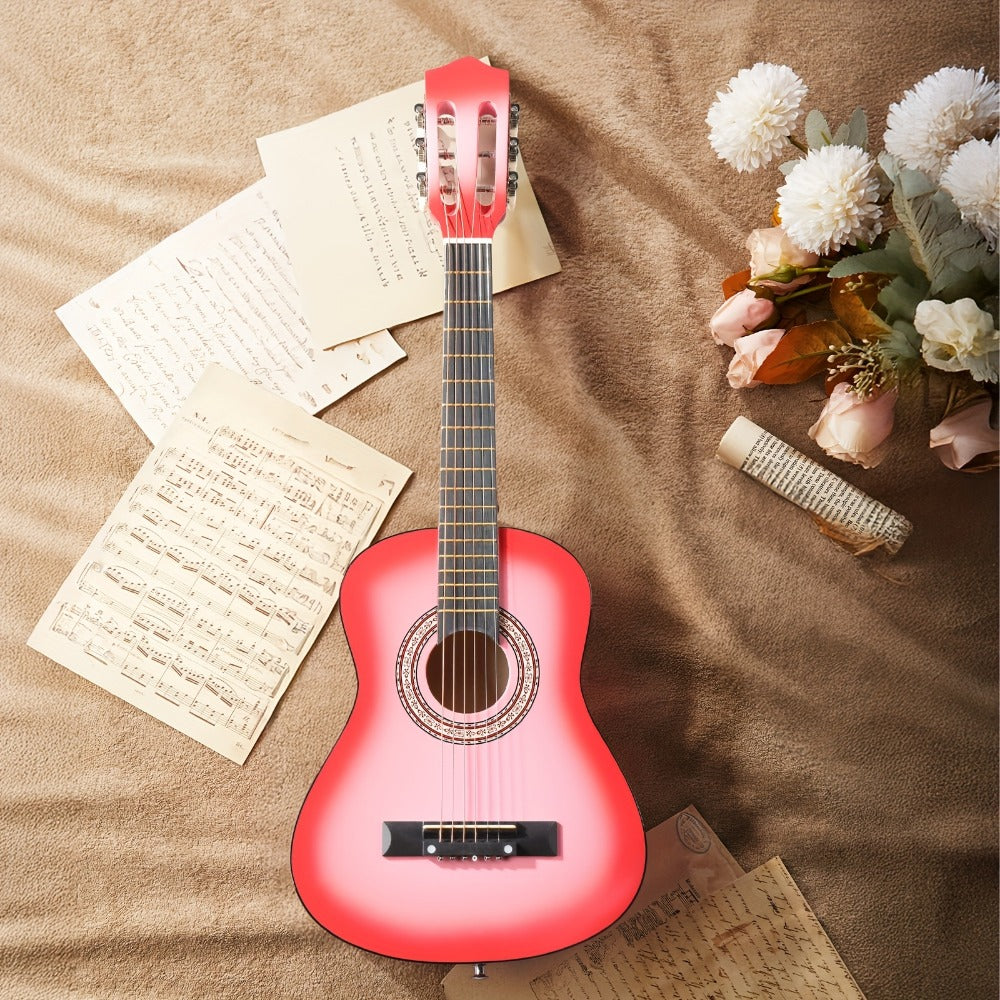Acoustic Guitar, Light Sky Blue, 30 inch, Glarry, 30-Inch, Size for Lessons and Practice detail image - detail view 24