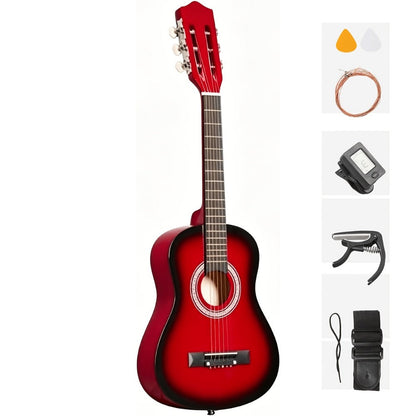 Acoustic Guitar, Light Sky Blue, 30 inch, Glarry, 30-Inch, Size for Lessons and Practice detail image - detail view 9