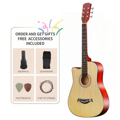 Acoustic Guitar shown in the Burlywood option